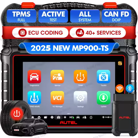 Autel MaxiPRO MP900TS Auto TPMS Diagnostic Tools MP900-TS automobile OBD2 Scanner CAN-FD&DOIP ECU Co