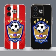 D44 Air Force FC Transparent Case for Tecno POP 7 Pro Spark 20 Go1s 8 Go1 9 GO 2024 2023