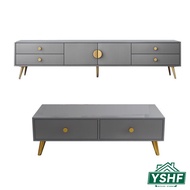 YSHF Tv Console Cabinet With 4 Drawers Light Luxury Living Room Simple TV Cabinet Modern Combination Simple New Wall Cabinet Decoration Ornaments Small Solid Wood Side Cabinet