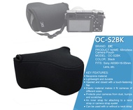 JJC Black Ultra Light Neoprene Camera Case for Sony a6600 a6500 a6400 a6300 a6100 a6000 a5100 +18-55