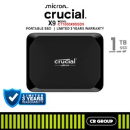 Crucial X9 External Portable SSD - 1TB/2TB/4 TB (3Yrs Crucial Warranty)