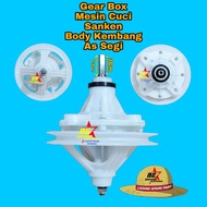 MESIN Sanken washing machine Gearbox sanken Gearbox sanken gear box sanken 2 tubes Kembang 7730