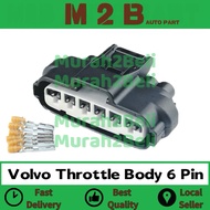 Volvo S40 S60L S90 XC Class V40 C70 Throttle Body Socket Connector 6 Pin