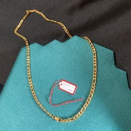 Ongpin Mnl Gold Necklace Pawnable 10k US Gold Figaro Necklace For Men And Women Stainless Steel Mate