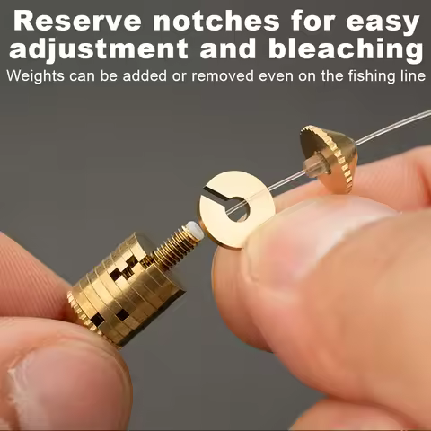 3Pcs Fishing Sinker Weights Fishing Sinkers Fishing Tackles Carp Fishing Sinkers Copper Fishing Weig