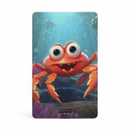 Cartoon Crab USB Flash Drive Personalized Credit Bank Card Memory Stick Storage Drive 64G