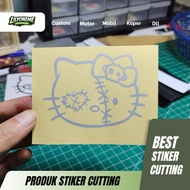 HELLO KITTY OPENS | CUTTING stickers | CUSTOM CAR LAPTOP SUITCASE MOTORCYCLE ETC.