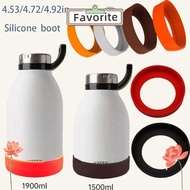 FAVORITEGOODS 11.5/12/12.5cm Boot for Water Bottle, Silicone Heat Insulation Water Cup Protective Co