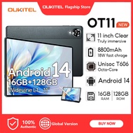 [สต็อกท้องถิ่น] OUKITEL แท็บเล็ต OT11 Android14หน้าจอใสขนาด11นิ้ว16GB + 128GB 13MP บางมีดโกน + กล้อง