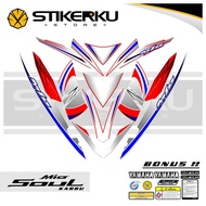 STRIPING MIO SOUL Z CARBON MOTORCYCLE STICKER/ OLD MIO SOUL STICKER/ SIMPLE THAILAND MIO SOUL STICKE