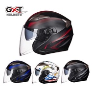 GXT708 Double Lens Motorcycle Helmet Half Helmet Topi Keledar