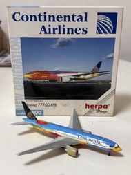 Herpa Continental Airlines Boeing 777-224ER 模型飛機