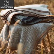 诺雪丝曼简约风全棉针织线毯沙发毯头等舱航空毛毯纯棉披肩盖毯办公室毯子