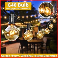 String lights G40 Patio outdoor waterproof fairy lights party garden Decoration Christmas lights