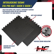 Interlocking Tatami EVA Pro Mat 4pcs (60cm x 60cm x12mm)