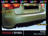 B1663 Kia Forte Fiber Rear Skirt (OE) Body kit Bodykit