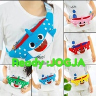 Baby shark Character Sling Bag For Boys Girls Canvas Material