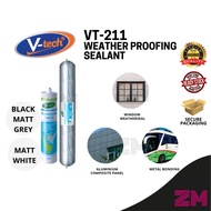 VT-211 Weatherproofing Sealant MATT BLACK / MATT GREY / MATT WHITE (300ML / 800g)