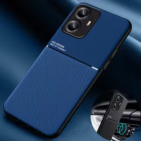 For Realme C55 2023 Case Magnetic Car Holder Cases for RealmeC55 Realmi C 55 5G RMX3710 6.72 Soft Le