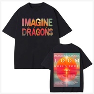Imagine Dragons Loom World Tour 2025 T-Shirt - Short Sleeve Rock Hip-Hop Style