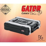GATOR GR2S Molded PE Rack Case; Front, Rear Rails; 2U; 14.25″ Deep