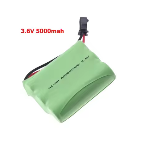AA5000mAh 3.6V 4.8V 6V 7.2V 9.6V NI-MH AA Rechargable Battery for Rc Toys Cars Tanks Robots Guns Boa