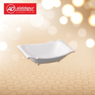 8" Melamine White Rectangle Bowl Tableware GZA