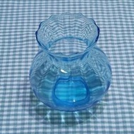 早期日本小花瓶 薄胎玻璃花器