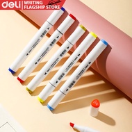 Deli E70803 12 Colors Alcoholic Triangle Marker 1PC