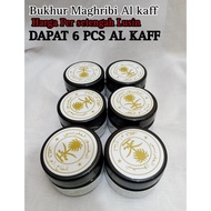 BUKHUR Maghribi Al kaff Dapat 6 pcs/Setengah Lusin Buhur Alkaff berat