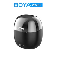 BOYA BY-WM3T Wireless Microphone with Charging Case Noise Reduction for iPhone Android Smartphone Cameras Live Streaming Vlogging