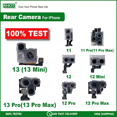Rear Main Rear Camera For iPhone 11 11 Pro 11 Pro Max / 12 12 Pro / 13 13 Pro Main Rear Camera 11 Se