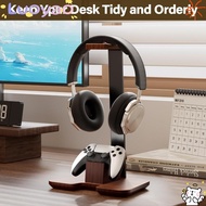 LUOYAO Headset Stand, Wooden Detachable Headphone Stand,  Creative Universal Headphone Holder for De