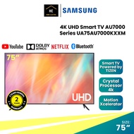 【𝐁𝐲 𝐂𝐨𝐮𝐫𝐢𝐞𝐫】SAMSUNG 75 Inch 4K UHD Smart TV AU7000 series Television UA75AU7000KXXM 电视机 Television Samsung