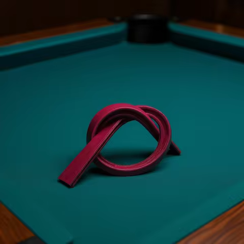 1 Piece Billiards Table Bumper Rubber Strip 3.3 Ft Cushion Rail 30x24.5 Mm Strong Elastic Replacemen