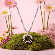 925 Barrel Necklace Set Silver Necklace 925 Silver Necklace