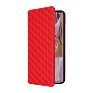 For Poco C85 C 85 c85 POCO C85 PocoC85 5G 4G 2025 Luxury Flip Leather Grid Pattern Phone Case Card S