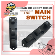 NISSAN UD LORRY CH520 LORRY POWER WINDOW MAIN SWITCH MASTER SWITCH DRIVER SWITCH PEMANDU SUIS TINGKA