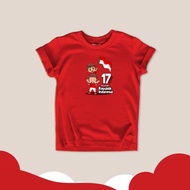 baju anak laki laki kemerdekaan| kaos anak 17 agustusan - mrdk23-mc m (3-4 tahun)