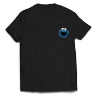 SESAME STREET Cartoon Elmo Cookie Monster Big Bird T-Shirt T Shirt Tshirt Baju SST-0011