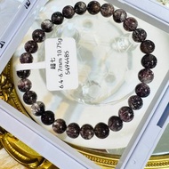 精品天然稀有黑紅超七6.4-6.7mm10.75g礦多爆閃黑煙花彼岸花