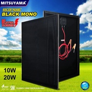 Mitsuyama Solar Panel 10W 20W Black Monocrystalline