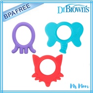 Dr. Brown's Flexees Friends Silicone Teether (Octopus, Elephant, Fox)