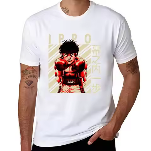 Hajime No Ippo Makunouchi Ippo T-Shirt All Match Basic Short Sleeve Top