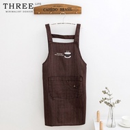 Tlife Double Layer Thickened Kitchen Apron Cotton Linen Home Cleaning Tool Non-Slip Easy Wear And Re