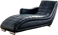 Fashionable Simplicity Lazy Sofa leather ir Recliner Electric Sofa- 8 Motor Massage Unit Built In-Indoor or Outdoor Couch Single Sleeping Bed Comfortable Sofa Multifunction smart massage (Color : Bla