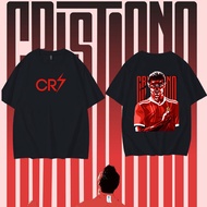 T-shirt Cristiano Ronaldo CR7 T-shirt Ronaldo T-shirt Kapas Baharu