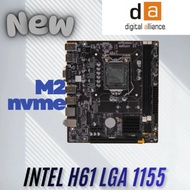 ALIANCE H61 INTEL LGA 1155 M2 NVME DIGITAL MOTHERBOARD NEW
