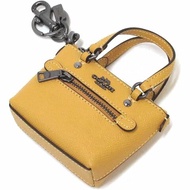 【COACH】托特包造型零錢包-桔黃