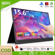 BEEX 15.6 inch Portable Touch Screen 1080P 60Hz IPS จอ HDMI USB-C Computer Monitor สำหรับโทรศัพท์ PS4/5 Switch Xbox